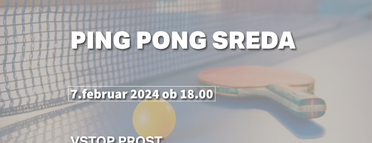 Ping pong sreda