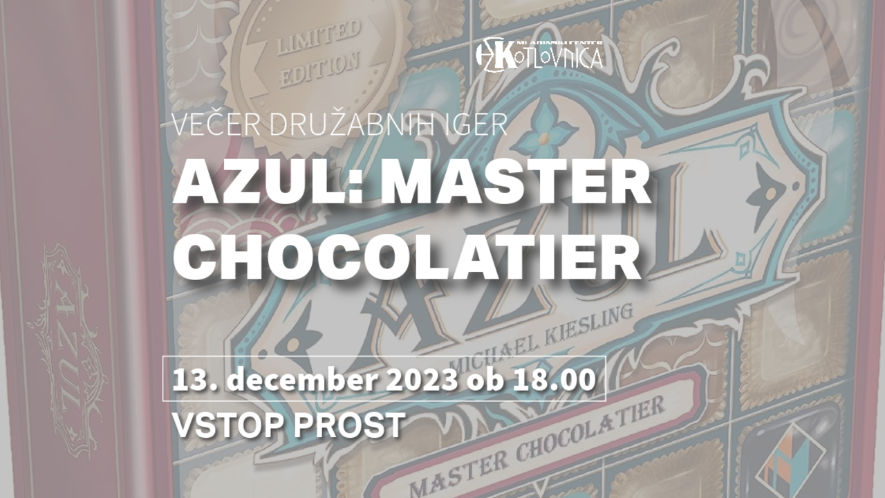 Večer družabnih iger: Azul - Master Chocolatier