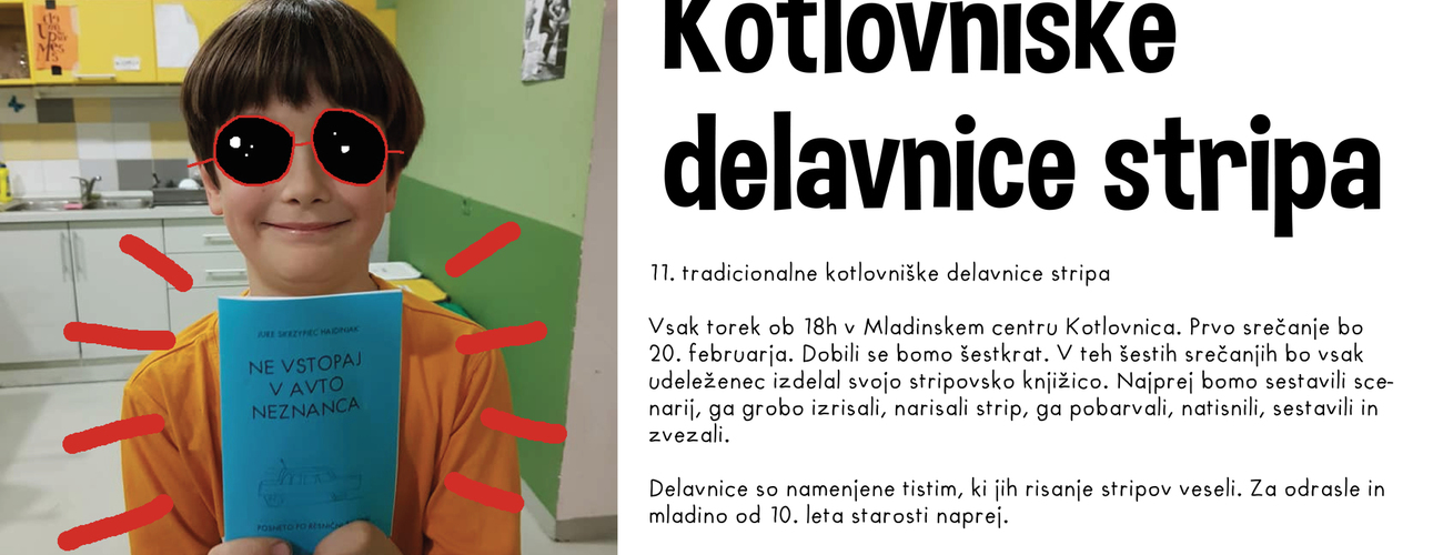 11. tradicionalne kotlovniške delavnice stripa