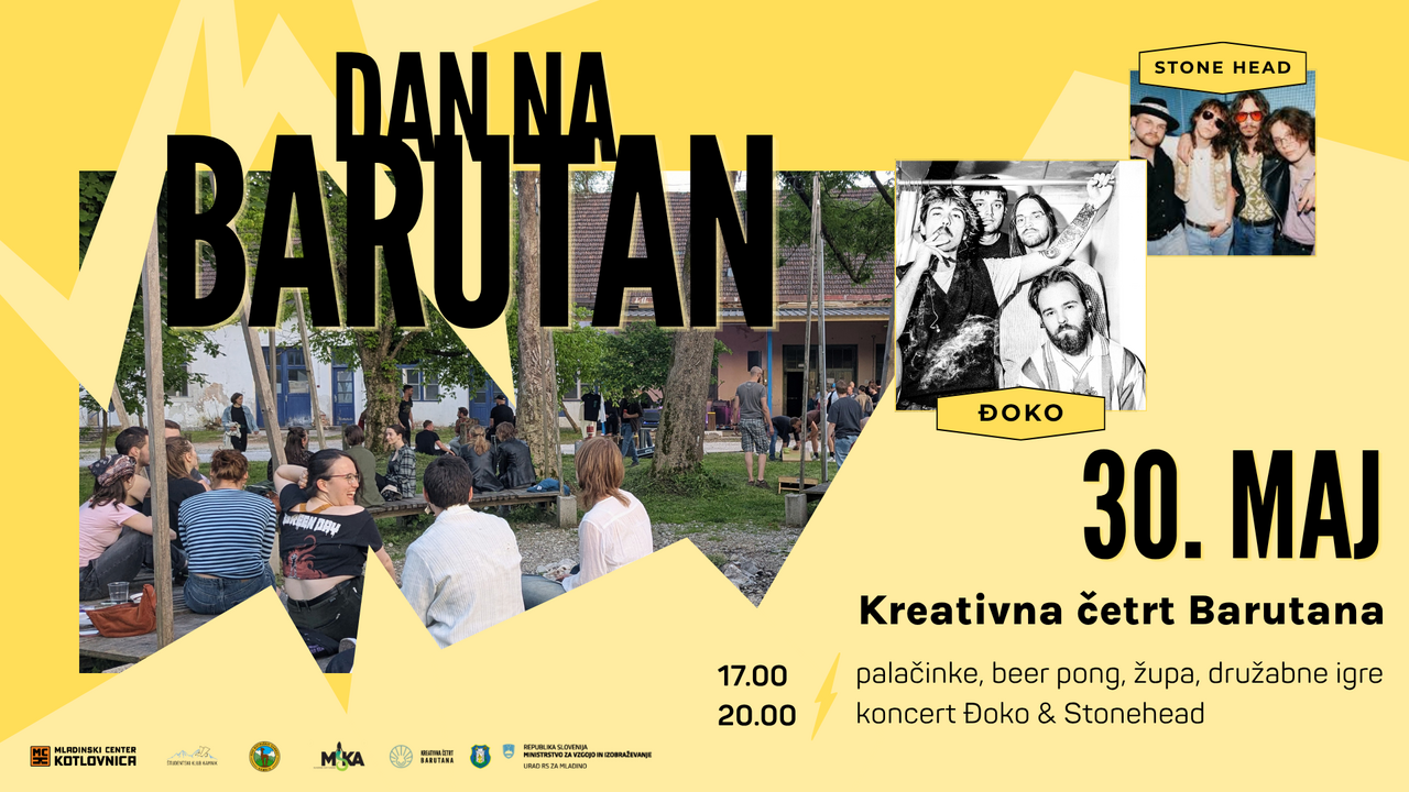 Dan na Barutan / koncert Đoko in Stone Head